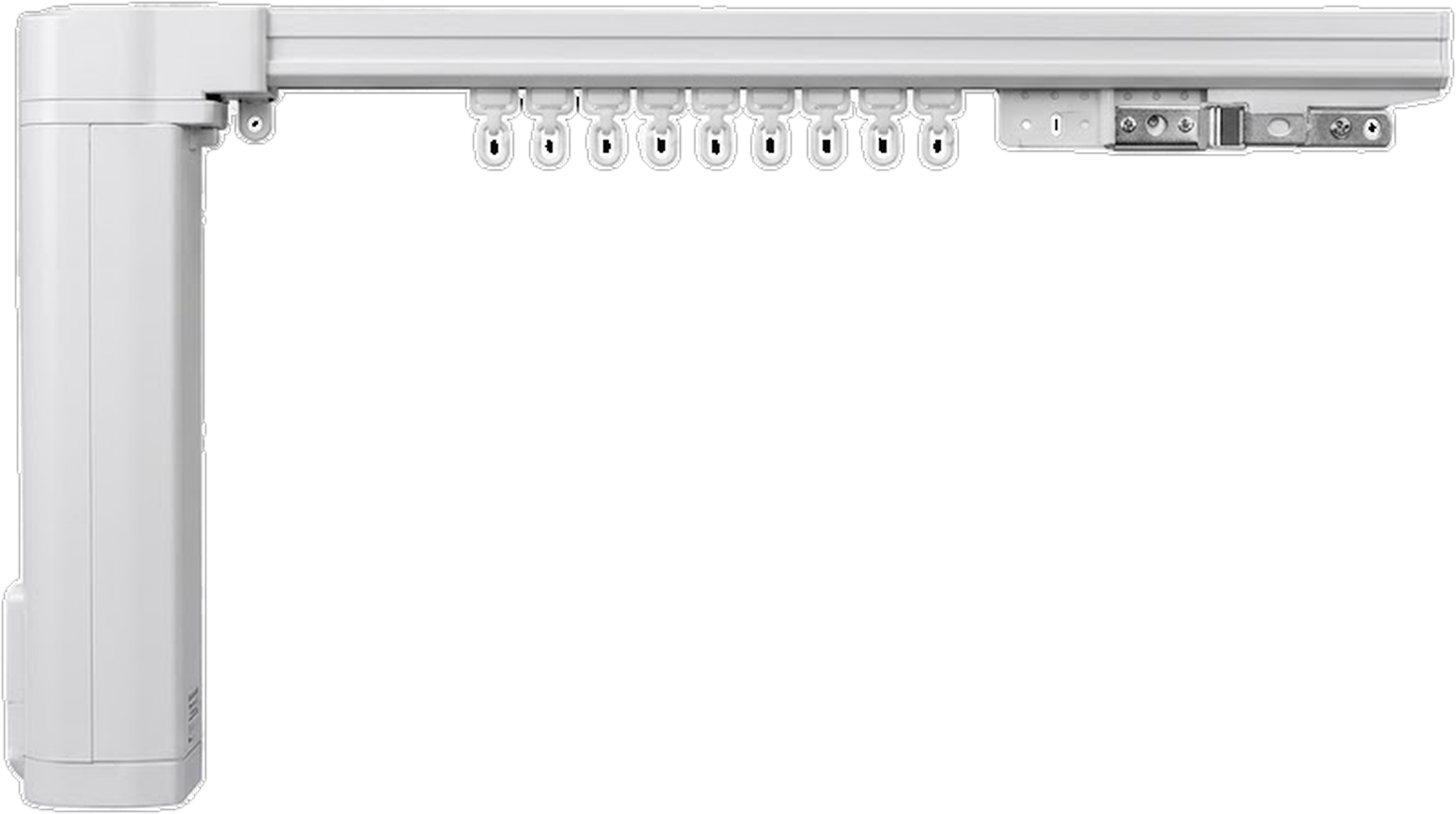 Motorised curtain track